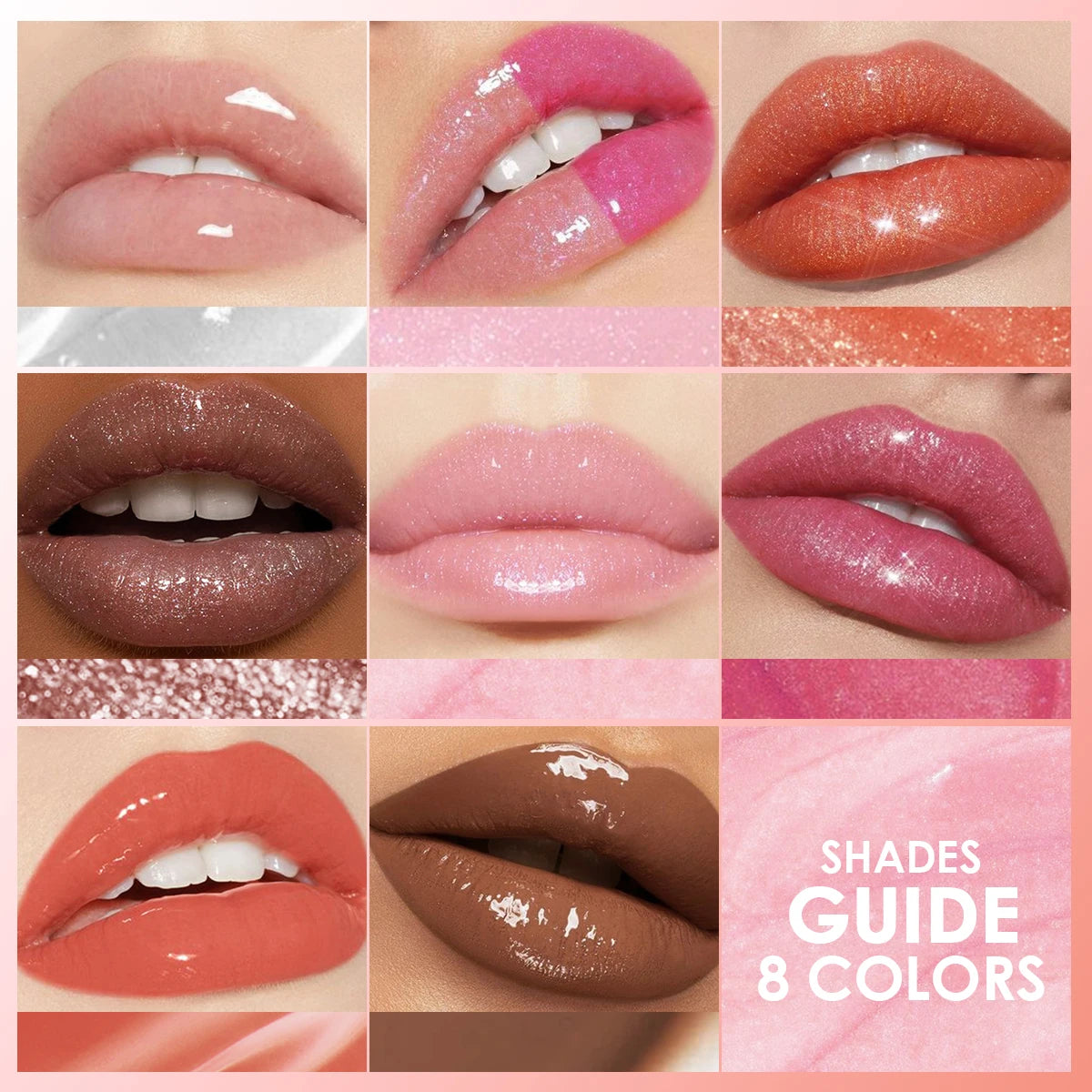 Crystal Jelly Lip Gloss – Hydrating Shiny Lip Oil