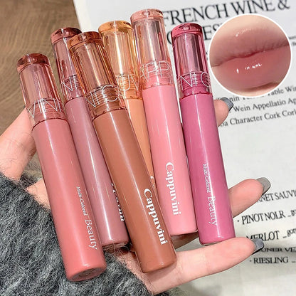 Jelly Lip Gloss Glaze – Moisturizing Mirror Shine