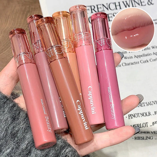Jelly Lip Gloss Glaze – Moisturizing Mirror Shine